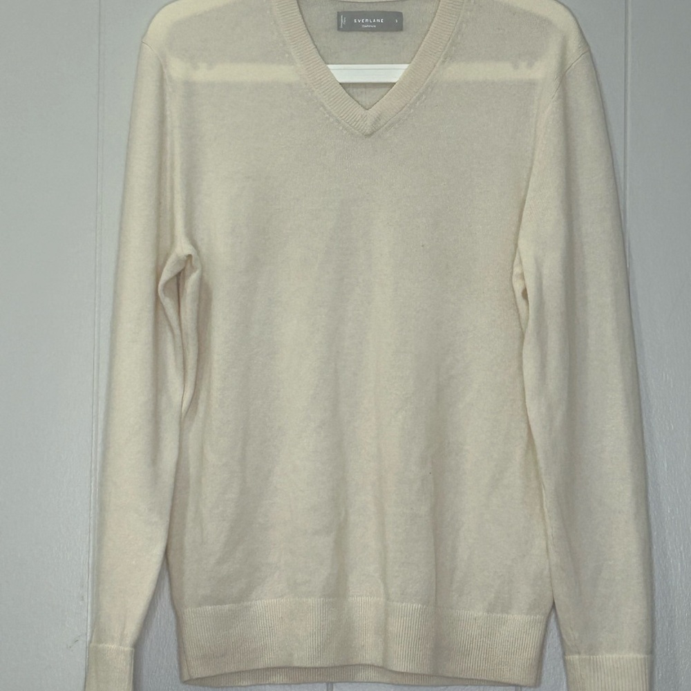 Women’s tan 100% cashmere sweater by Everlane size S / 4